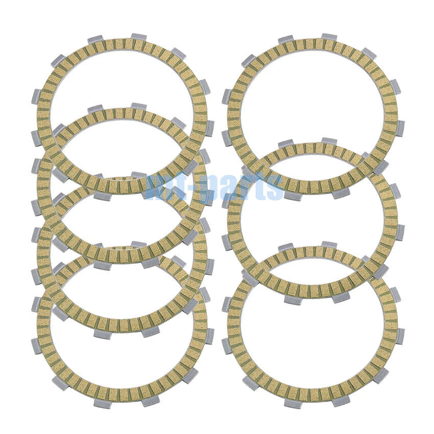 Clutch Friction Plate Kit for Kawasaki ZX400 ZZR400 (1990–2006) / GPZ400R (1989)