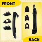 Set of 2 Exterior Door Handle Cover Trims for Hyundai Sonata (2011–2014)