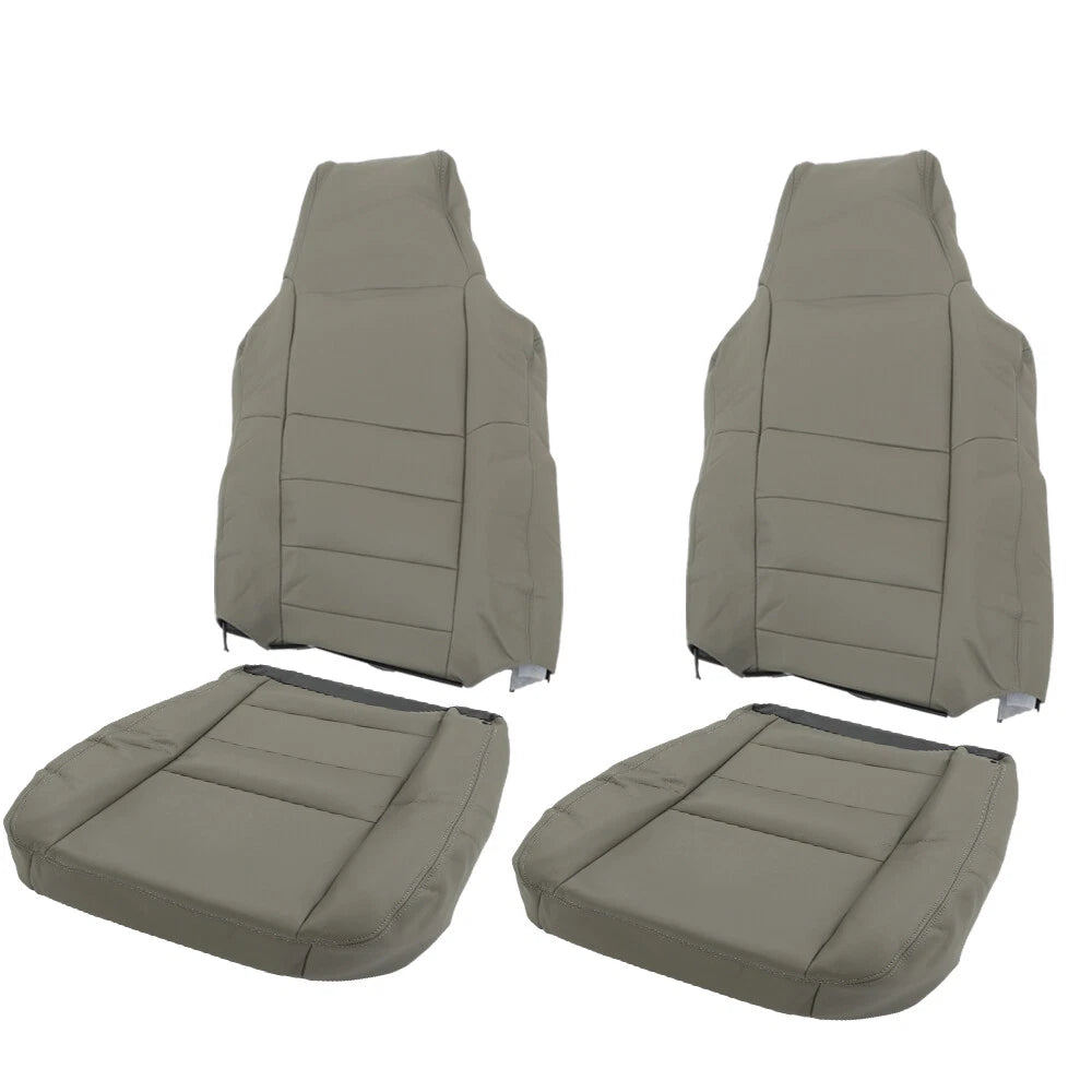 Set of 2 Front Seat Covers for Ford F250 F350 (2002–2007) Gray