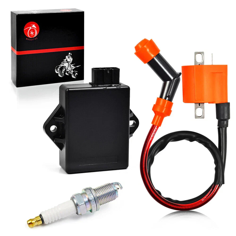 Ignition Coil CDI Spark Plug for Polaris Trail Boss 330 (2000-2012)