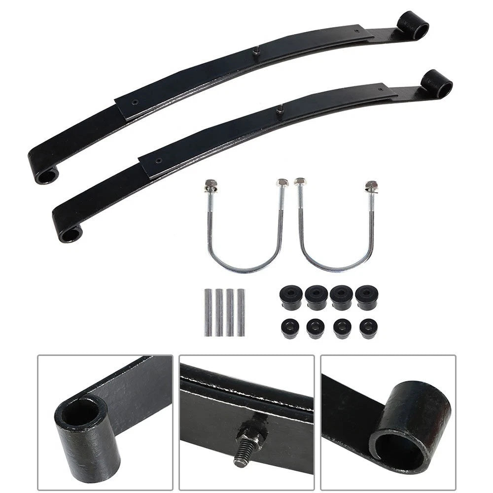 2X Heavy Duty Rear Leaf Spring Kit for EZGO RXV Golf Cart (2008–2023)