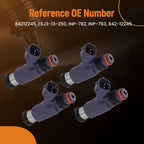 4Pcs Fuel Injectors for Mazda Protege Protege5 (2001–2003)