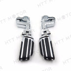 Flame Foot Peg Clamps 1" for Harley Sportster 883 1340 XL1200 (1986–2023)