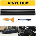 Vinyl Film Wrap Roll for Automotive Gloss Black (59in x 11.8in)