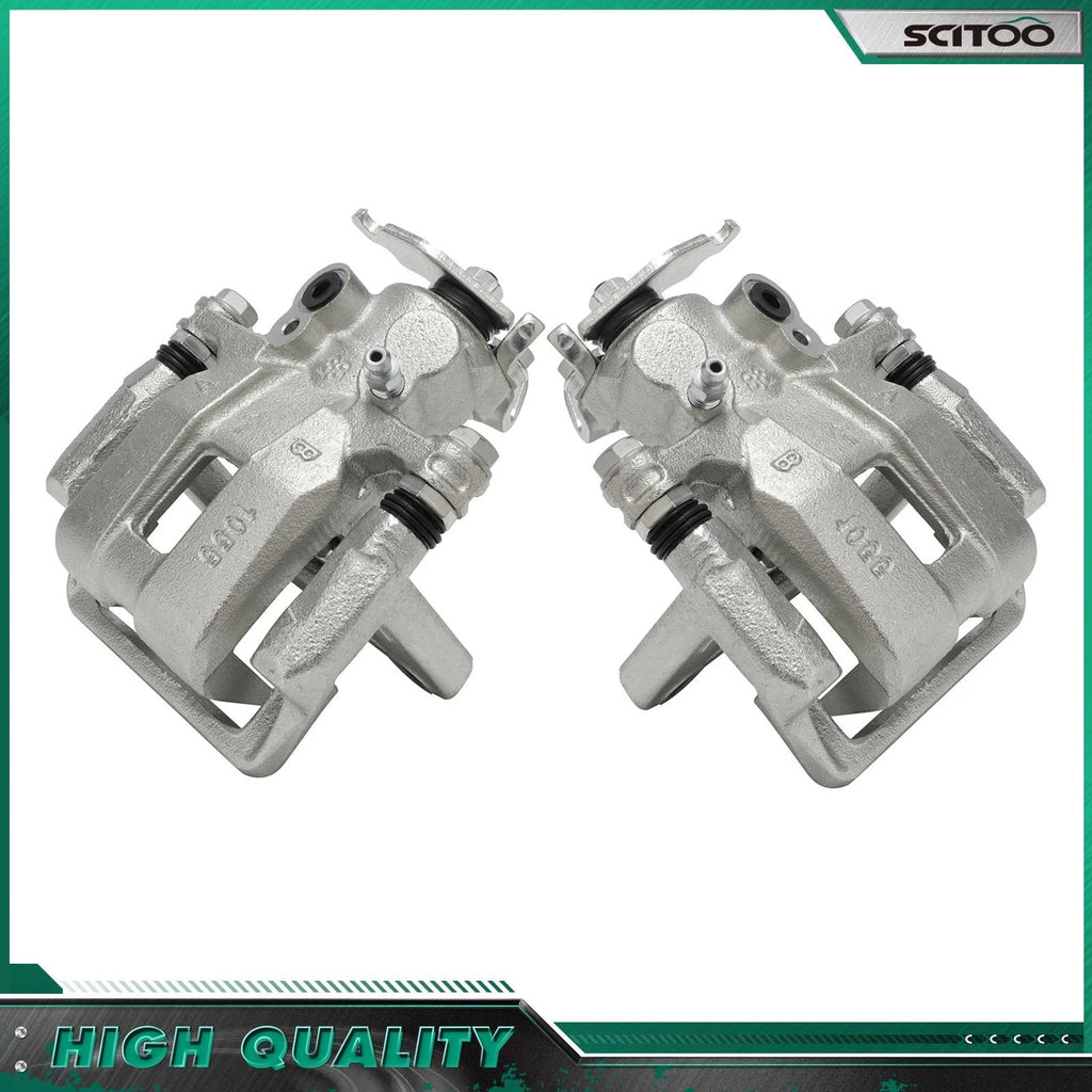 Rear Brake Calipers with Ceramic Pads for Acura TSX (2009–2014)