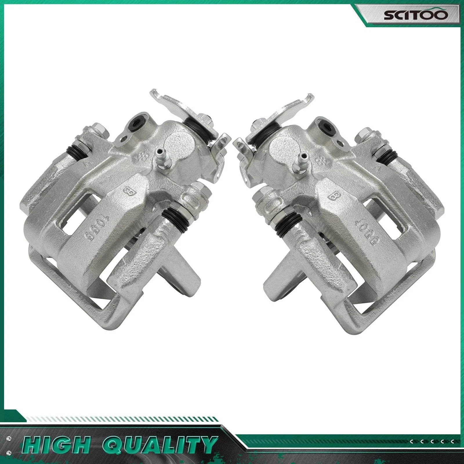 Rear Brake Calipers with Ceramic Pads for Acura TSX (2009–2014)
