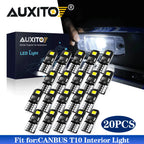20x T10 194 2825 LED Light Bulb for AUXITO (Error Free)