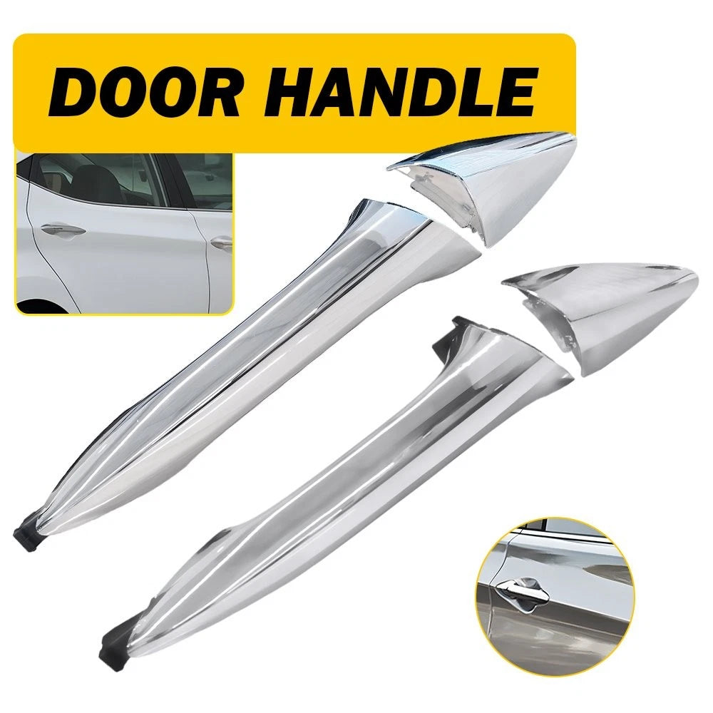Exterior Door Handle for Hyundai Elantra (2011–2014) RH Sedan Chrome ABS