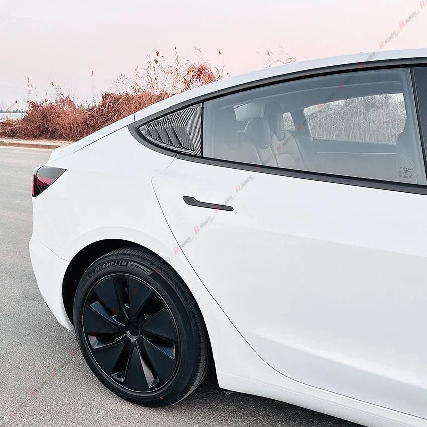 Rear Window Louver Shutter Cover Trim for Tesla Model 3