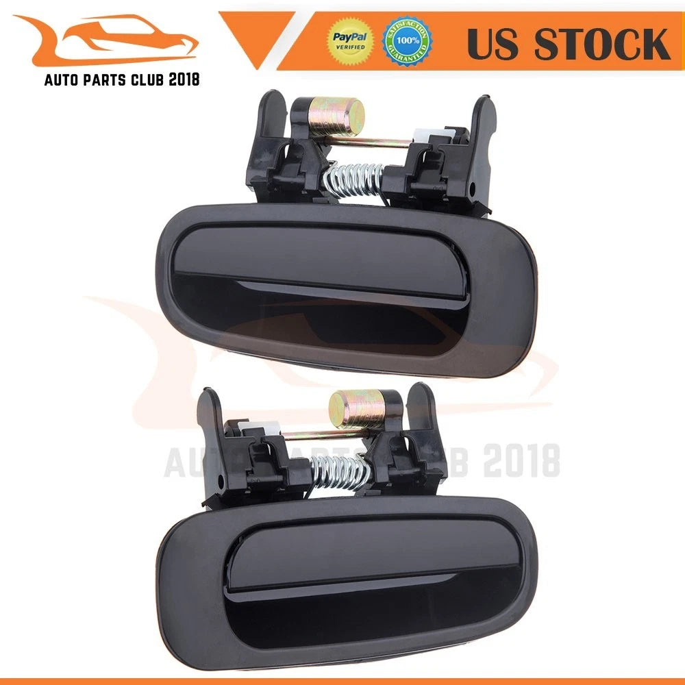 2X Door Handles for Toyota Corolla (1998–2002) 77426 77431 Black