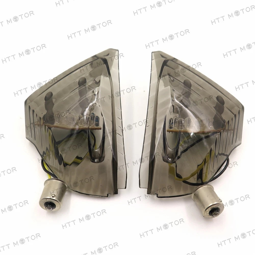 Smoke Turn Signal Lens Cover w/ LED for Suzuki GSXR600 2006-2007, GSXR1000 2005-2006