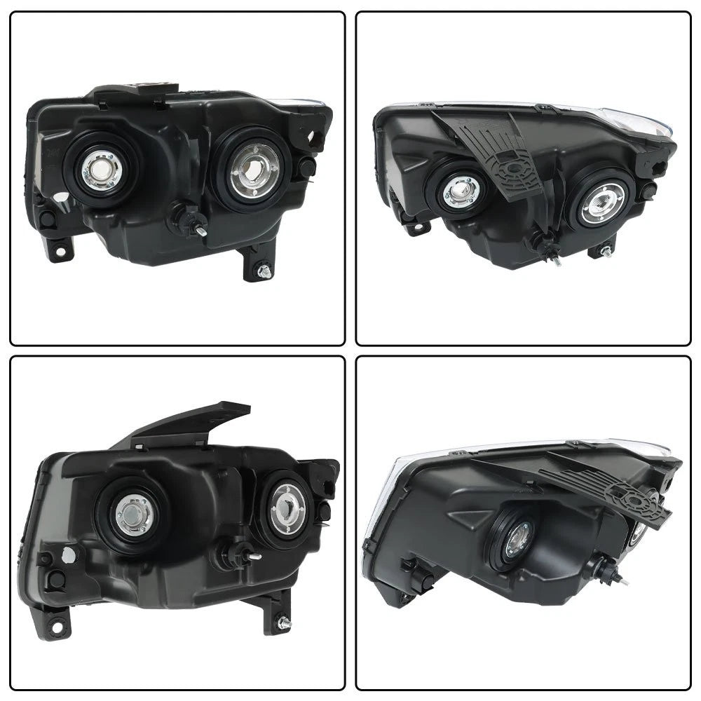 Set of 2 Halogen Headlights for Jeep Grand Cherokee, Compass (2011–2017)