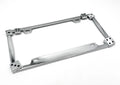 Chrome 3D Dice Metal License Plate Frame for Car Truck SUV (Universal)