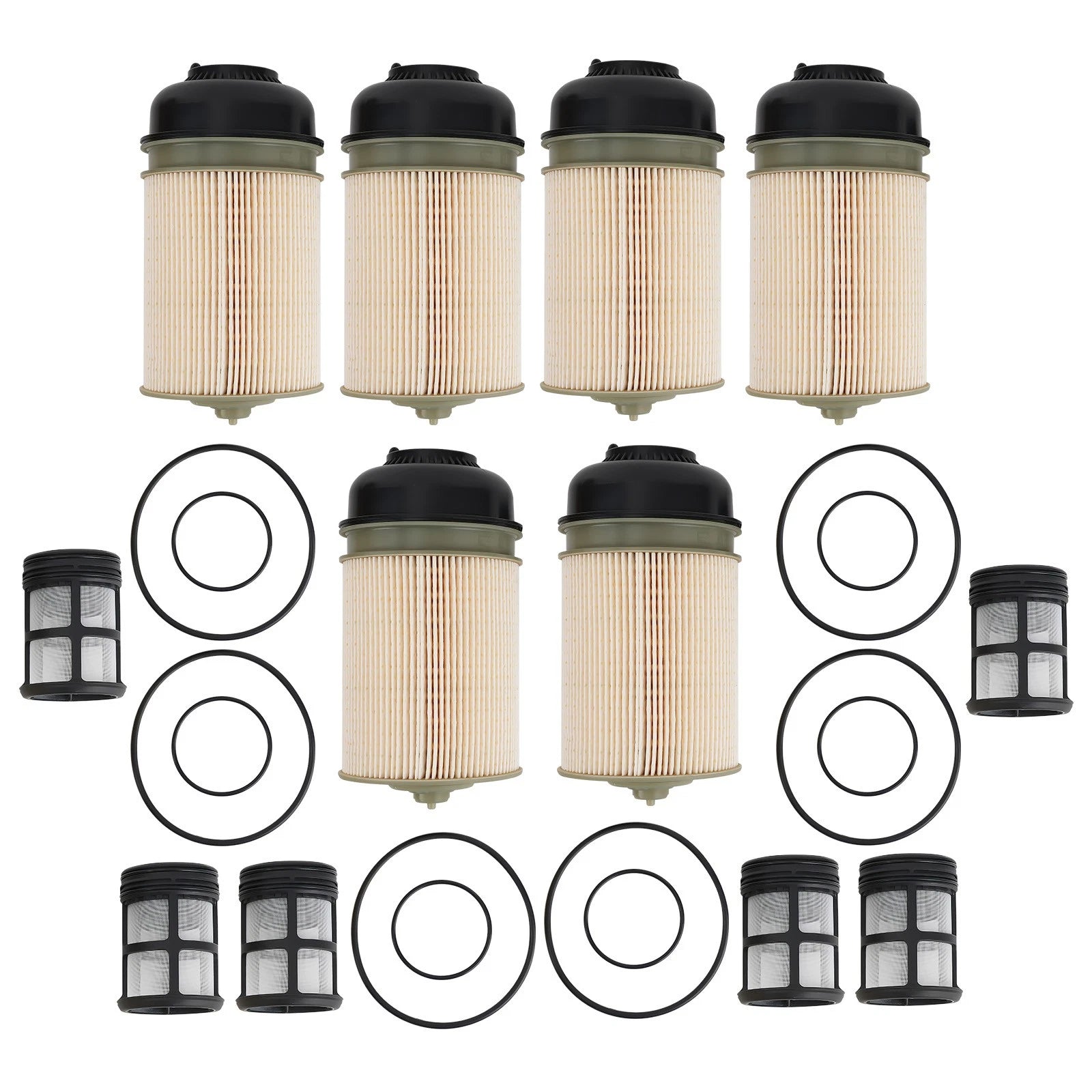 6X Fuel Filter PF9908 for Freightliner Detroit DD13 DD15 DD16 (2010–2023)