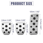 3pcs Manual Transmission Clutch Brake Gas Accelerator Pedal for Subaru Legacy (1990–1999)
