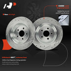 Rear Side Drilled Brake Rotor for Ford Fusion (2017–2019) Edge (2015–2022)