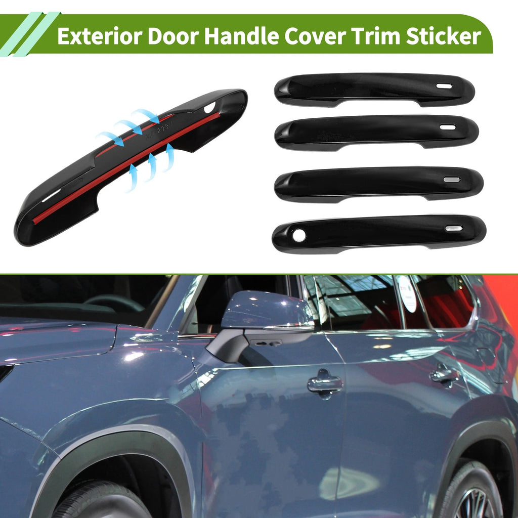 Set of 1 Exterior Door Handle Cover Trim for Toyota Grand Highlander (2024)