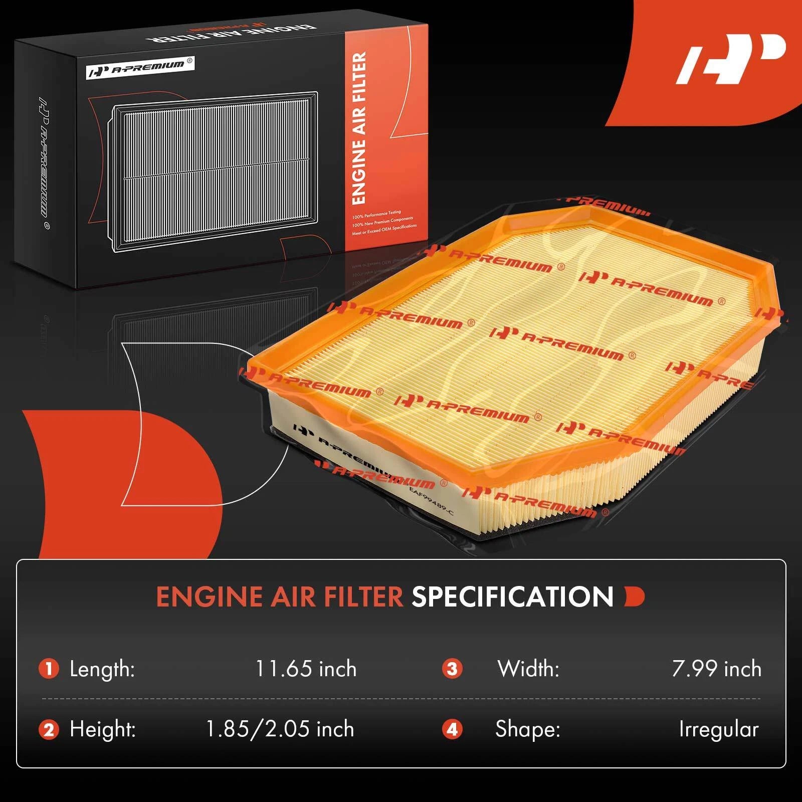 Engine Air Filter for BMW F10 528i (2011)