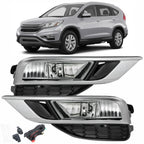 Front Fog Light Assembly for Honda CR-V (2015–2016) w/H11 Bulb