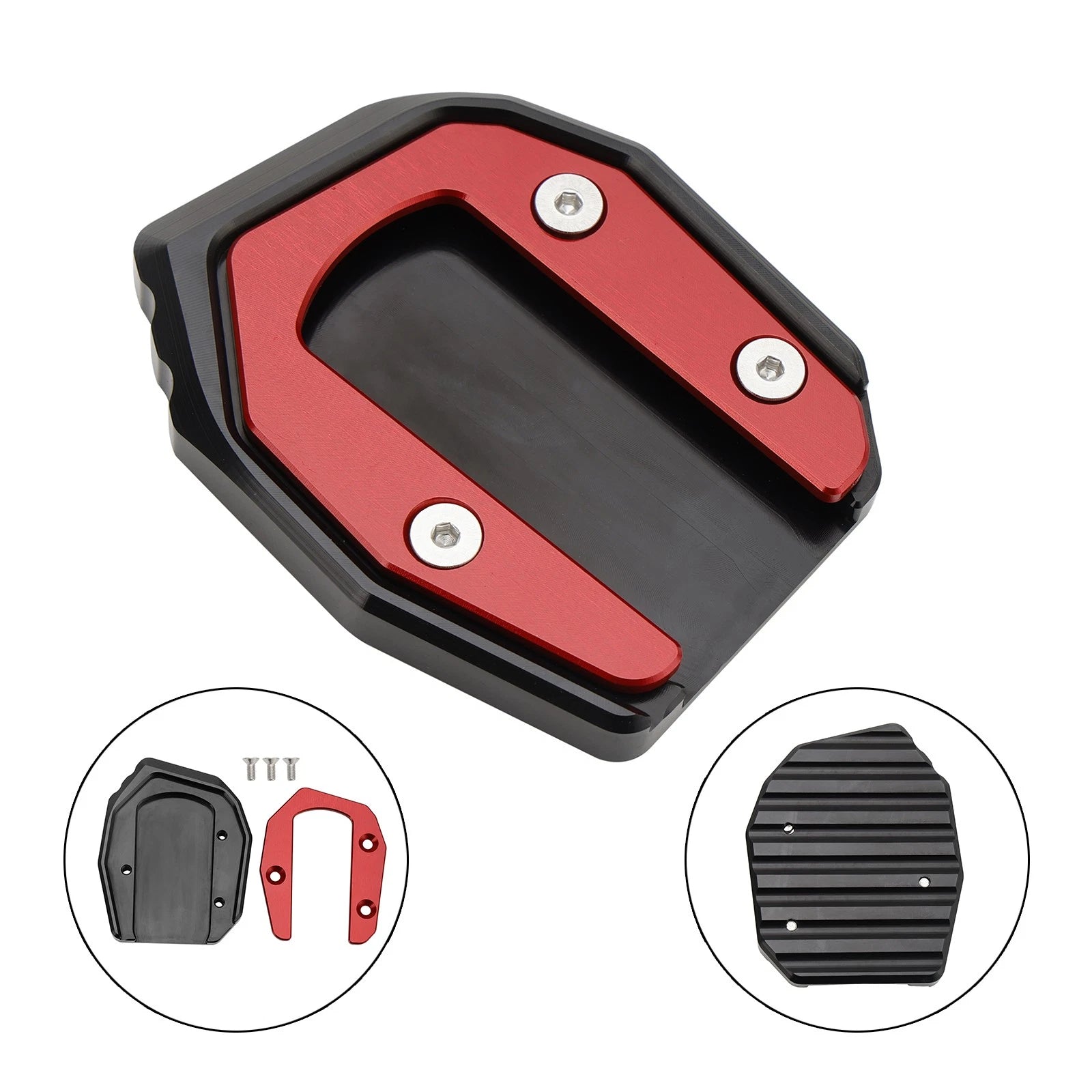 Kickstand Enlarger Plate Pad for Kawasaki Vulcan S 650 VN650 (2015–2021)