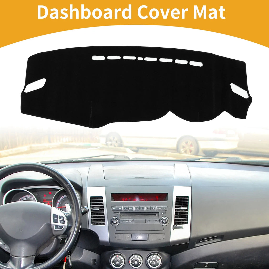 Dashboard Cover for Mitsubishi Outlander (2013–2018) Black 1 Pc