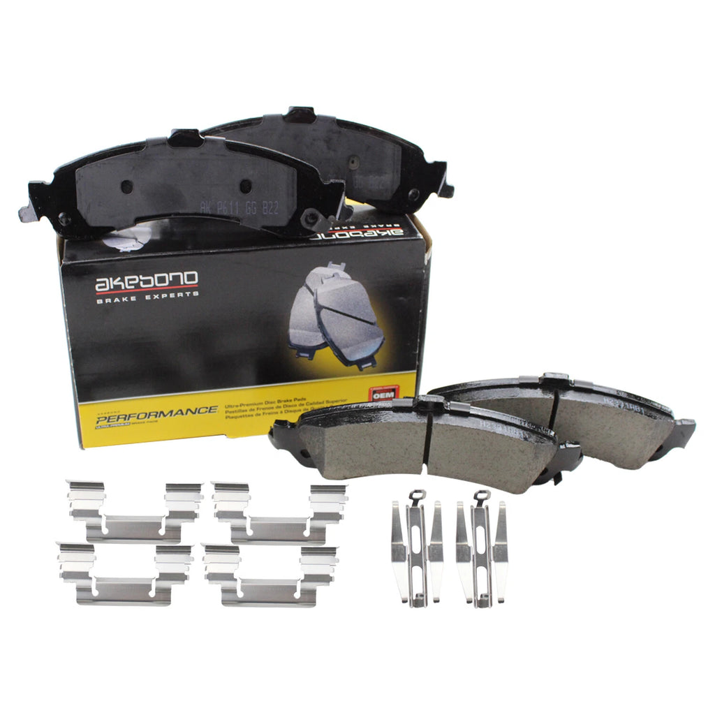 Akebono Performance Rear Brake Pads for GMC Chevy Cadillac Tahoe Avalanche (2007–2014)
