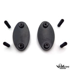 Mirror Block Off Plates for Kawasaki Ninja ZX6R ZX6RR ZX10R (2005–2008) Black