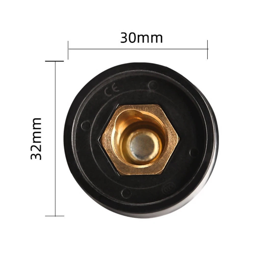 Set of 4 Male Cable Connectors for Welding Machine