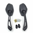 Black Rearview Mirrors for Honda CB1000R, Shadow, Valkyrie (Fit 8mm 10mm)