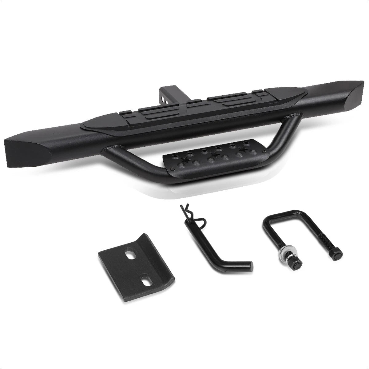 Universal 36.5" x 3.75" Oval Trailer Towing Hitch Step Bar for 2" Receiver
