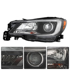 Pair Headlight Assembly for Subaru Outback/Legacy (2018-2019) Clear Halogen