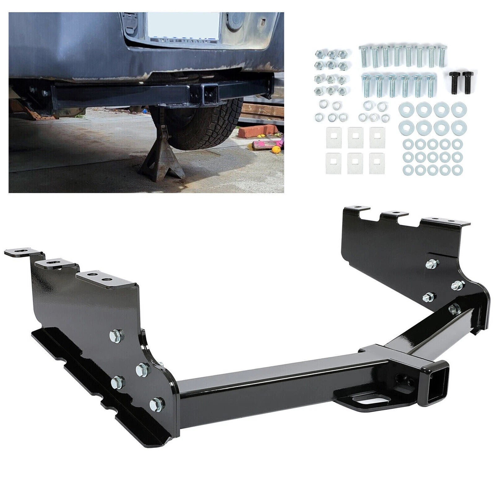 Class-3 Trailer Hitch Tow Kit for Silverado GMC Sierra 1500 (2014–2019)