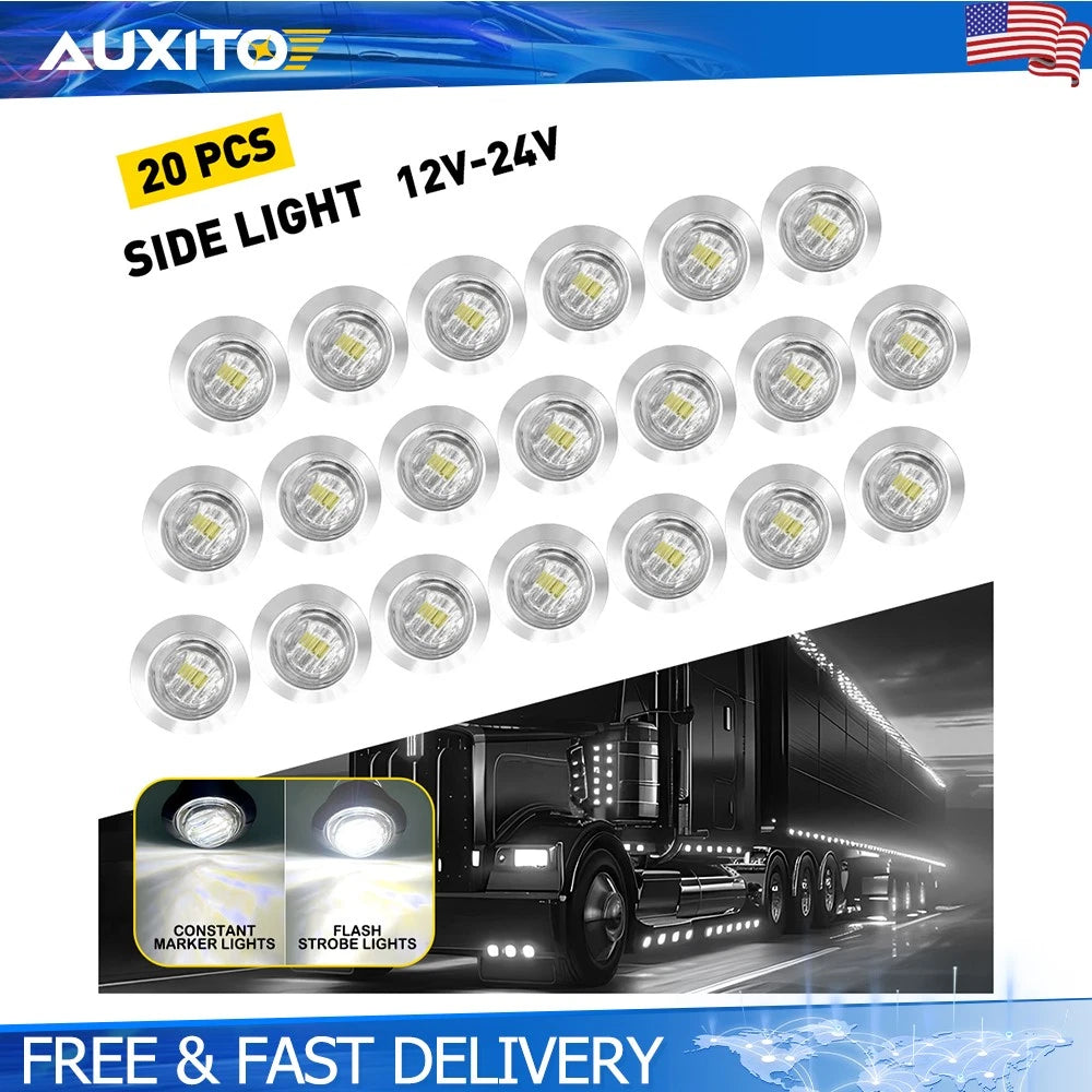 20Pc LED Marker Lights for