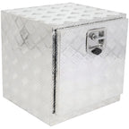 Multifunctional Storage Tool Box for Truck (18"x 17"x 18") - 2x Chain Silver