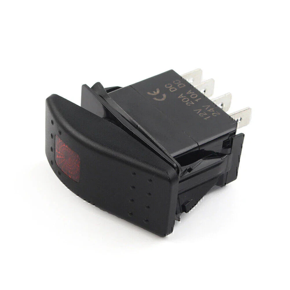 Rocker Start Stop Switch for Onan Cummins RV Generator 5 Pins Connector
