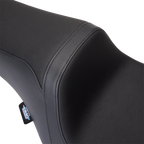 Predator 1Up Seat for Harley FLH (2008–2023) - Vinyl - Black - Smooth