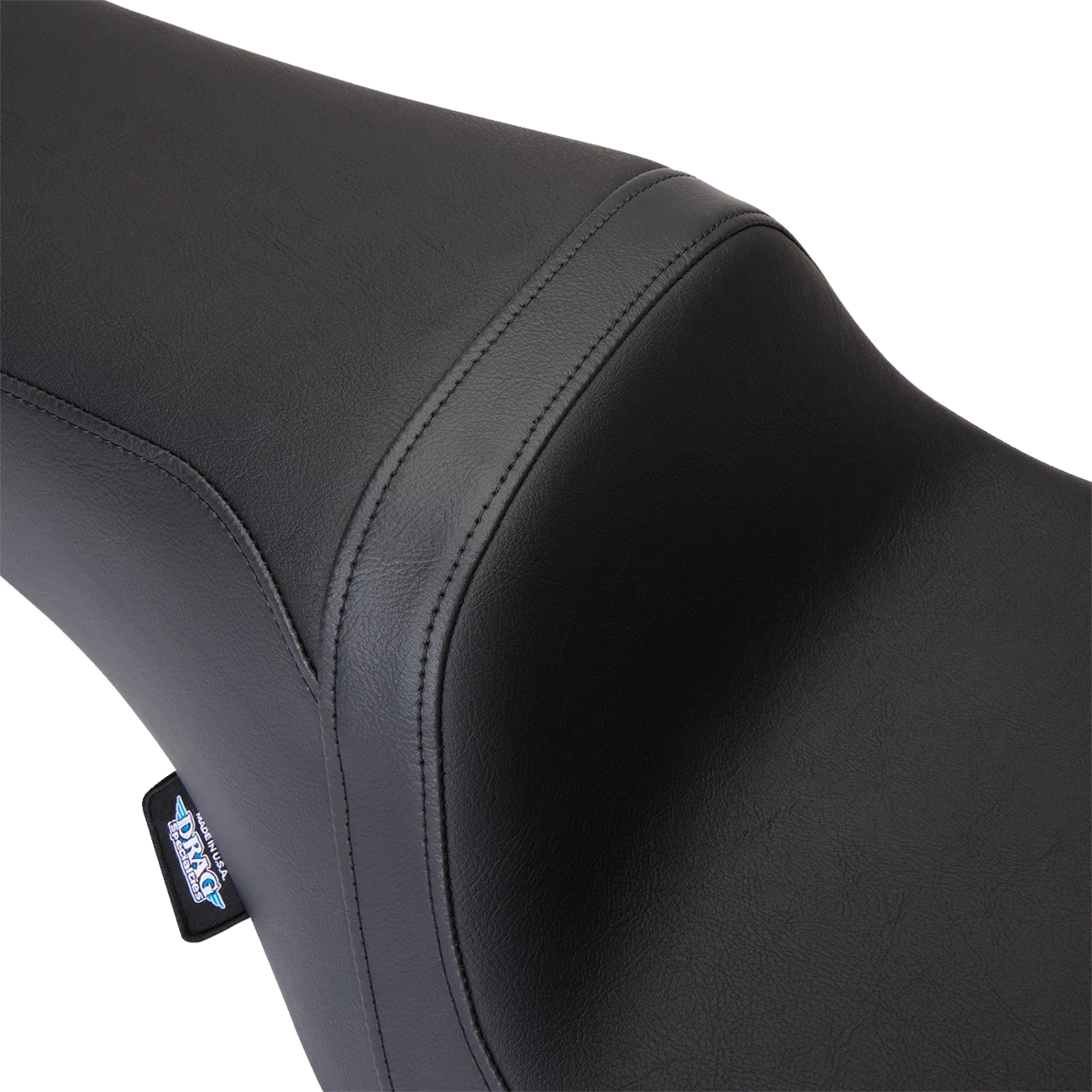 Predator 1Up Seat for Harley FLH (2008–2023) - Vinyl - Black - Smooth