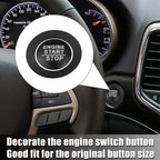 Start Stop Button Cover Trim Kit for Jeep Cherokee, Dodge (2014–2023)