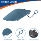 Front Car Bumper Tow Hook Cover for Mercedes-Benz E350 (2010-2014) Blue