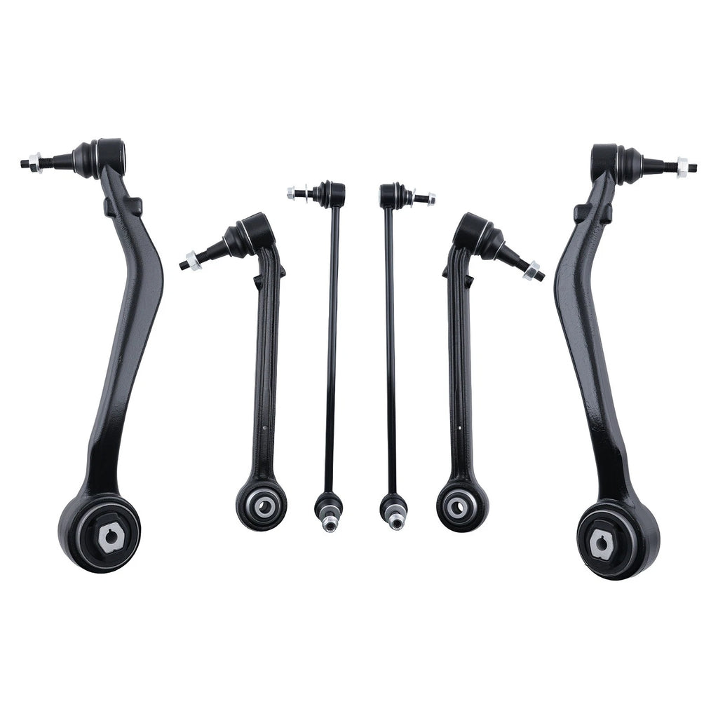 Set of 6 Front Lower Control Arms Sway Bar Links for Chevy Camaro (2010–2015)
