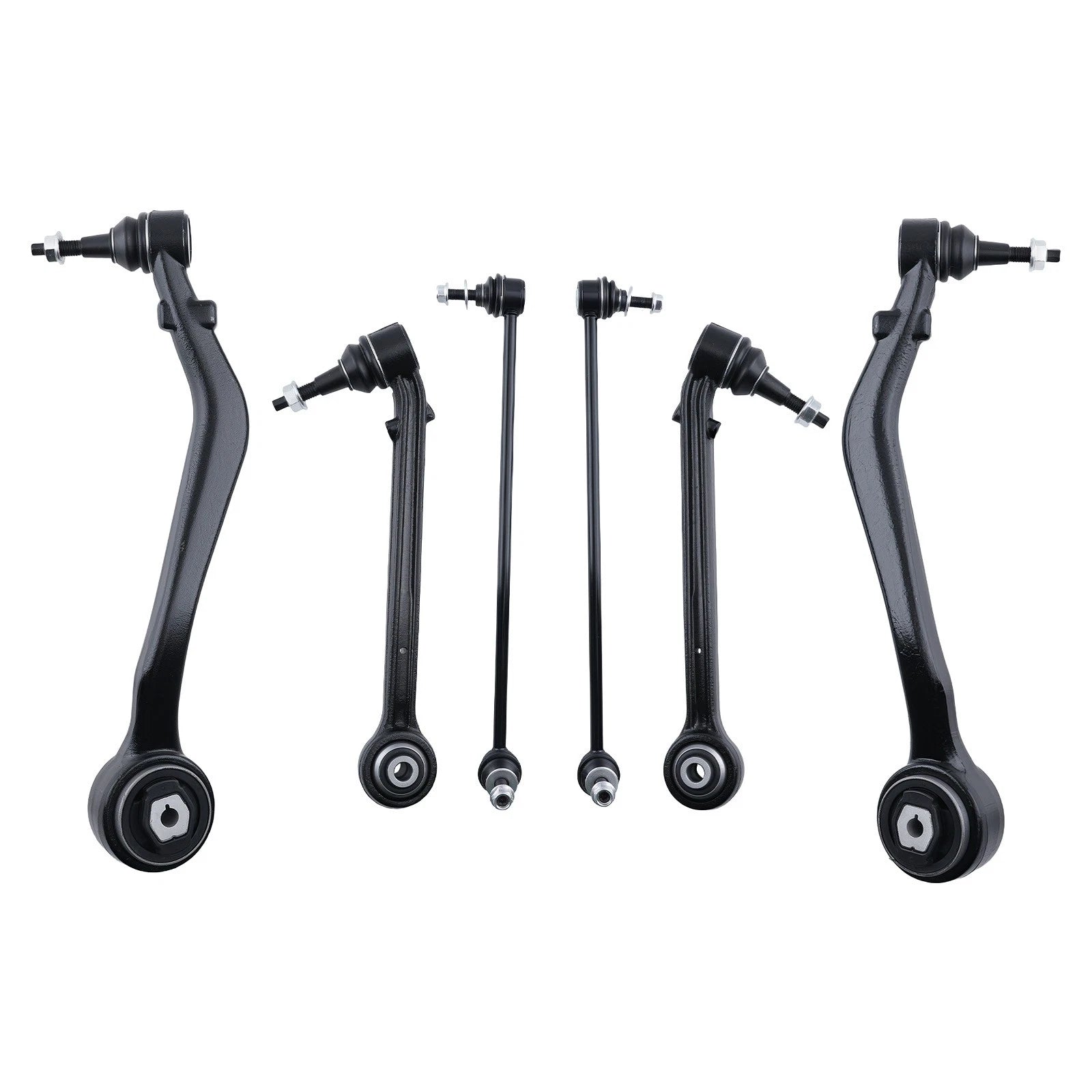 Set of 6 Front Lower Control Arms Sway Bar Links for Chevy Camaro (2010–2015)