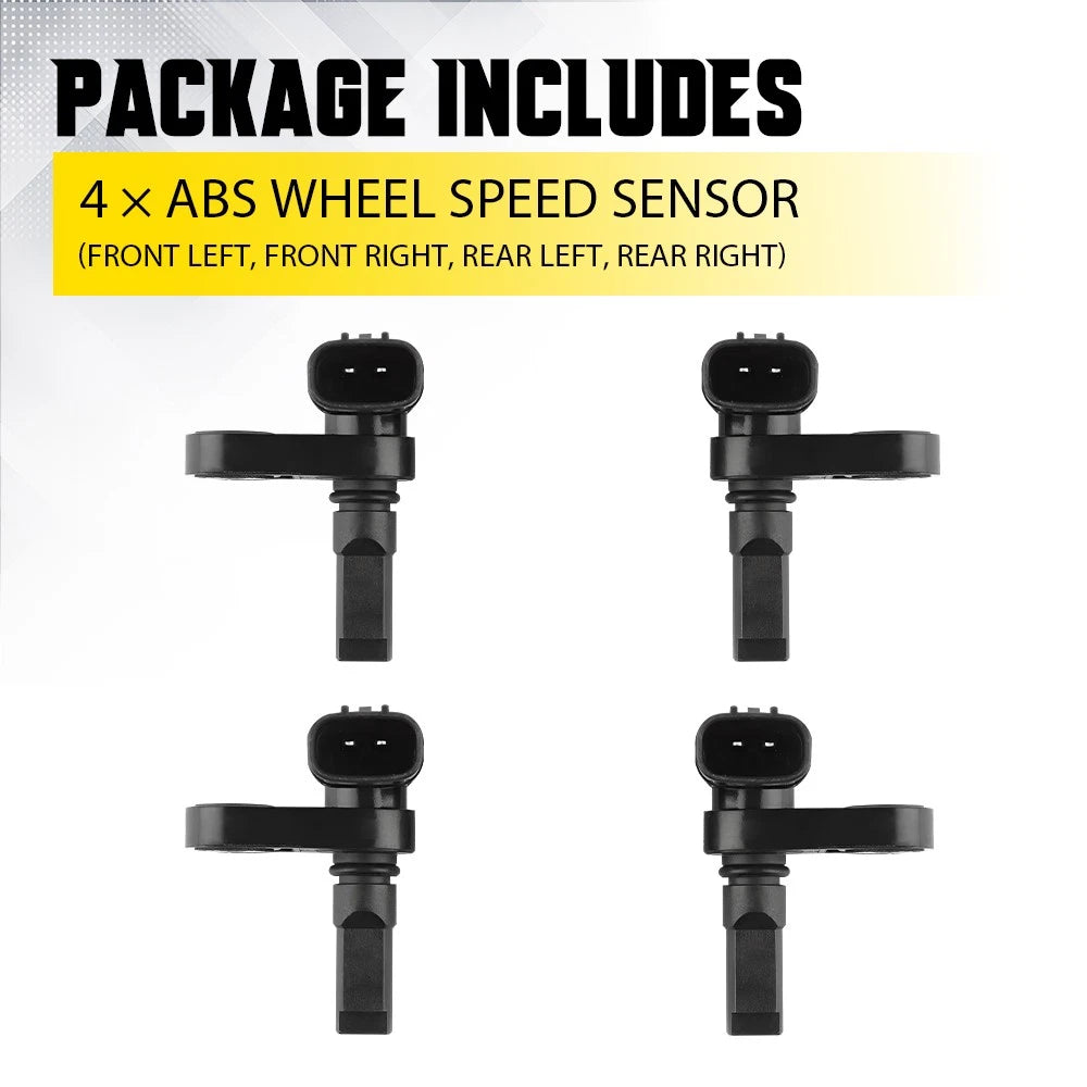 Set of 4 ABS Wheel Speed Sensors for Toyota 4Runner Tacoma