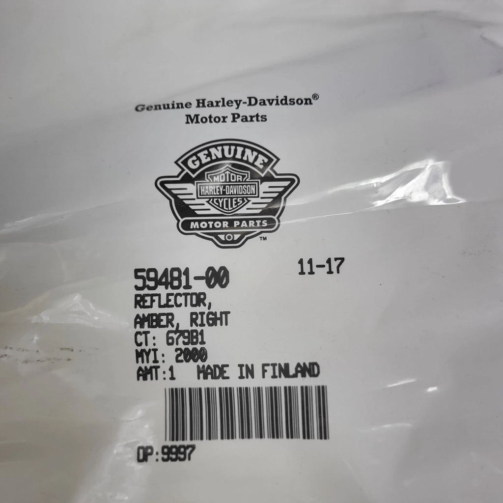 Harley-Davidson Reflector Amber Right 59481-00 (2000–2000)