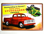 Metal Sign Replacement for Studebaker Truck 1955 (18 x 12)