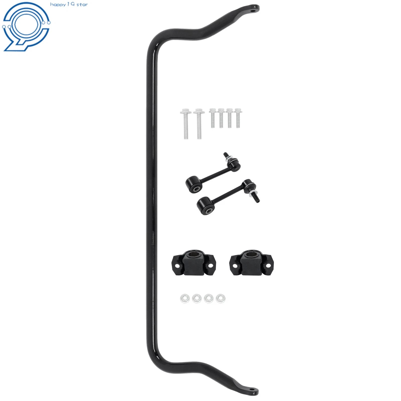 Front Suspension Sway Bar with Bushing Kit for Jeep Wrangler (2007–2017)
