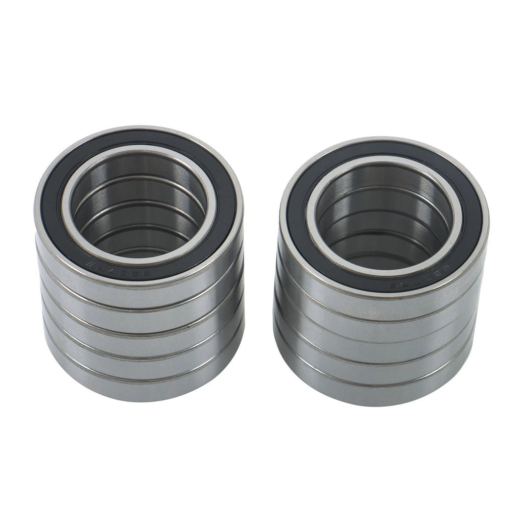 Set of 10 Deep Groove Ball Bearings 35x55x10mm Double Rubber Seals