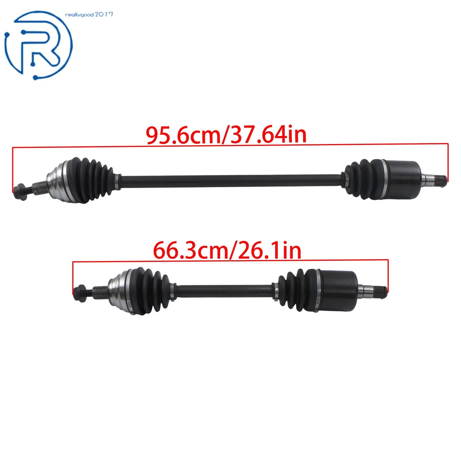 Set of 2 CV Axle Assemblies for VW Beetle Passat (2012-2014)
