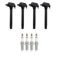 Set of 4 NGK Ignition Coils & Ruthenium Spark Plugs for Cherokee Promaster City