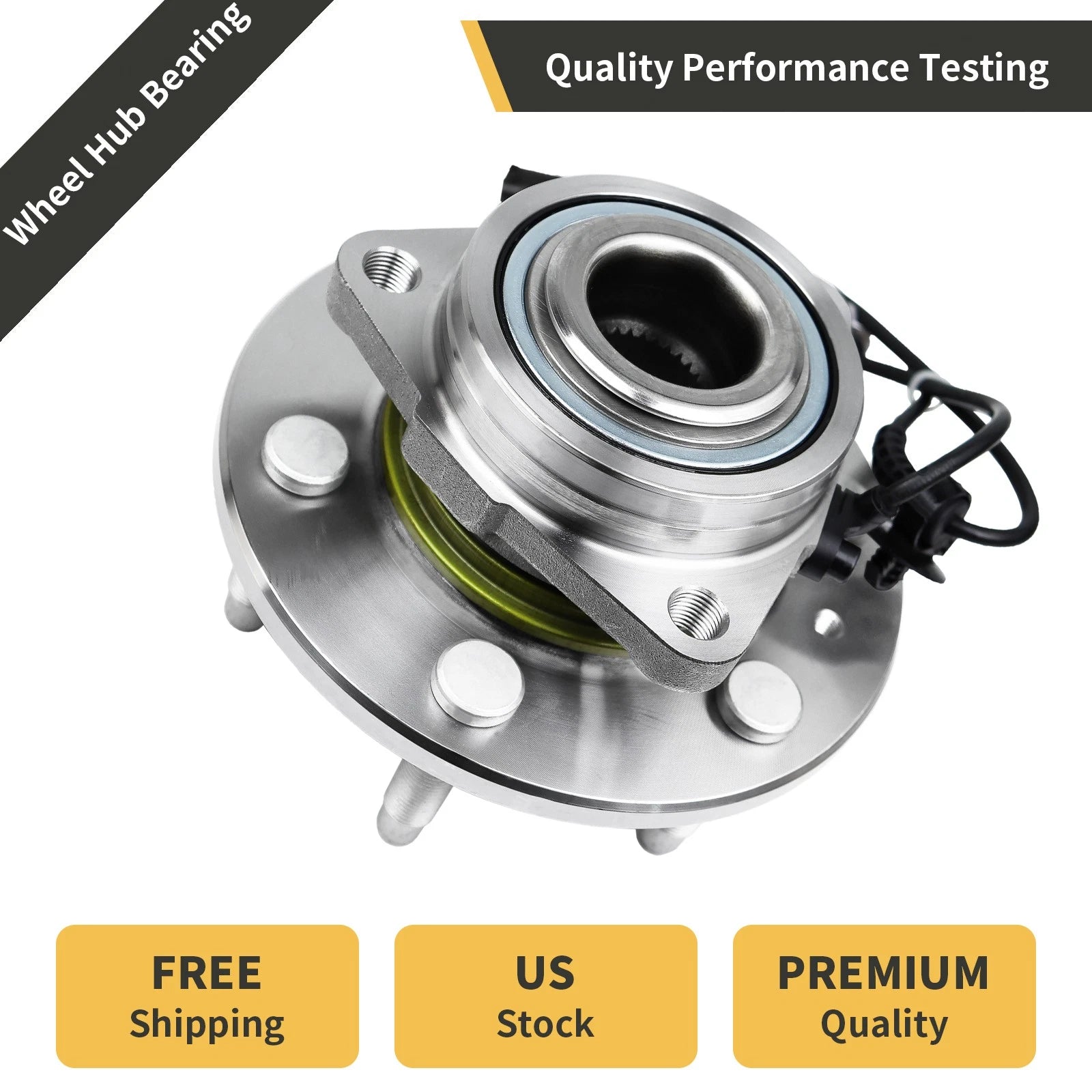 Front Wheel Bearing Hubs for Chevy Silverado GMC Sierra 1500 Tahoe (2007–2013)