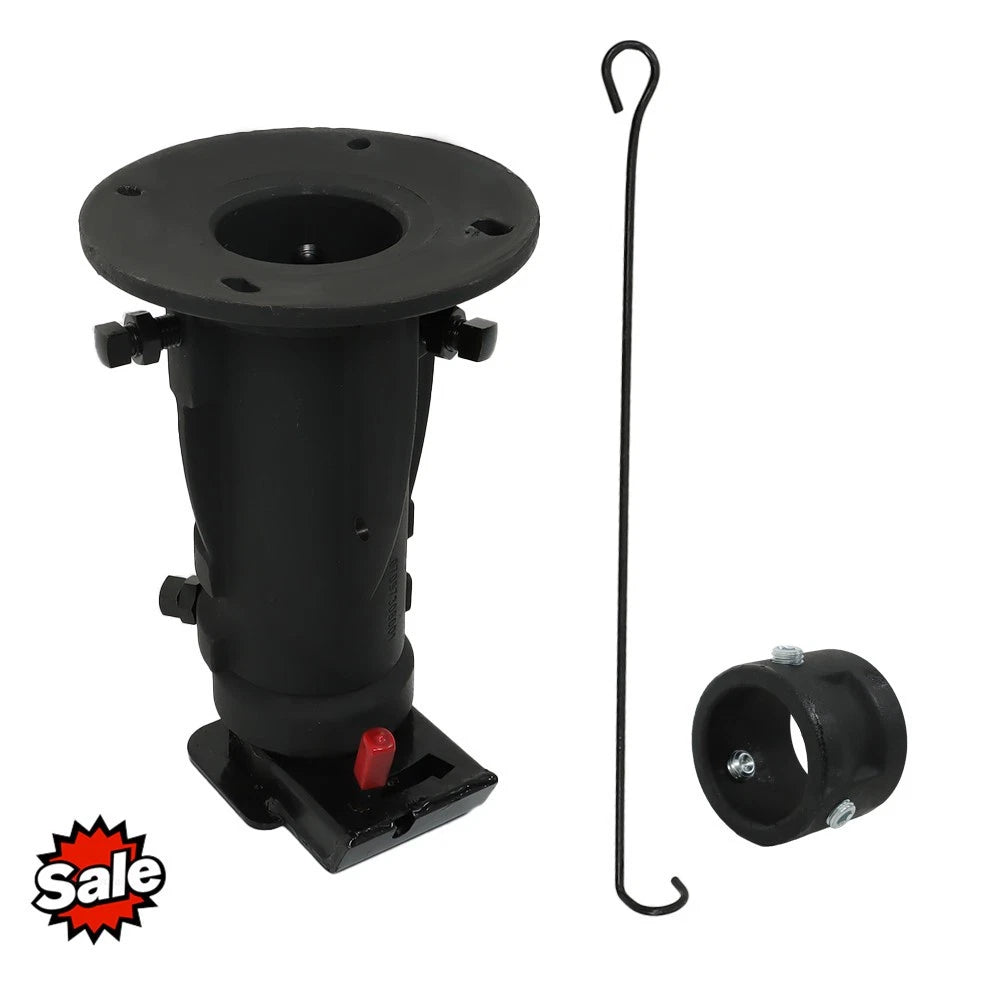 Adjustable 5th Wheel to Gooseneck Adapter for Trucks (12-16" Height)